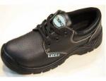 Safety Shoes KIKO  รองเท้าเซฟตี้ หนังวัว ฟอกนิ่ม สีดำ มาตรฐาน CE