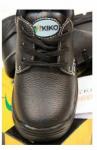 KIKO  รองเท้าเซฟตี้ หนังวัว ฟอกนิ่ม สีดำ มาตรฐาน CE